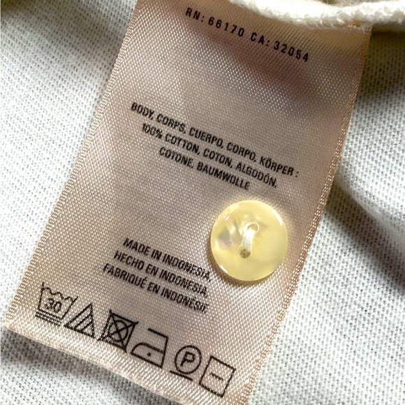 Anthropologie Womens White Sz Small Biloxi Tie Front Top Button Up New With Tags - Picture 4 of 9